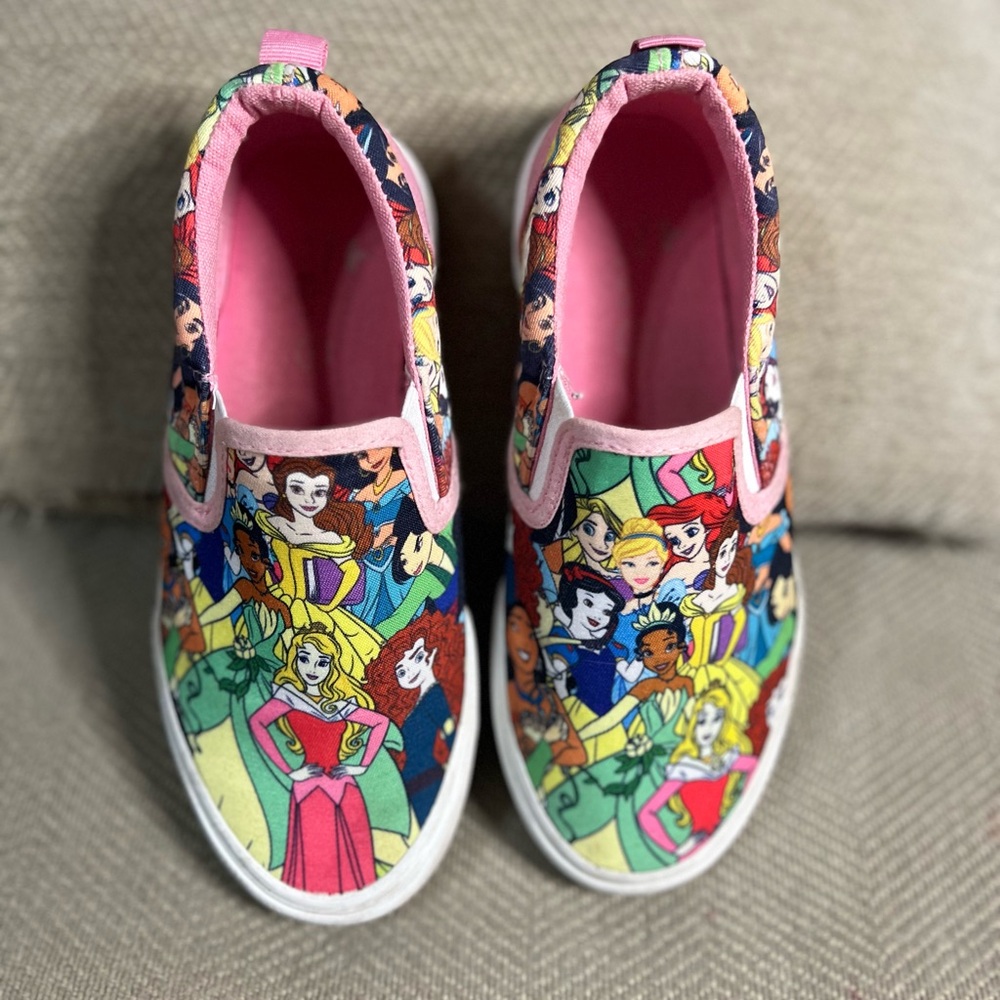 Disney Kids Sneakers - Multicolor Princess Design